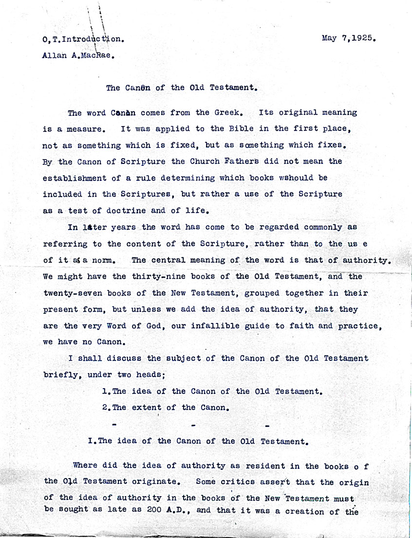 Page One