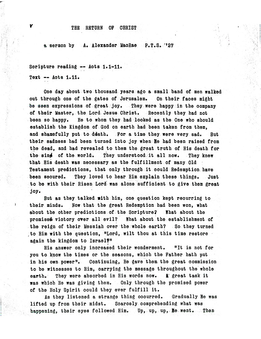 Page One