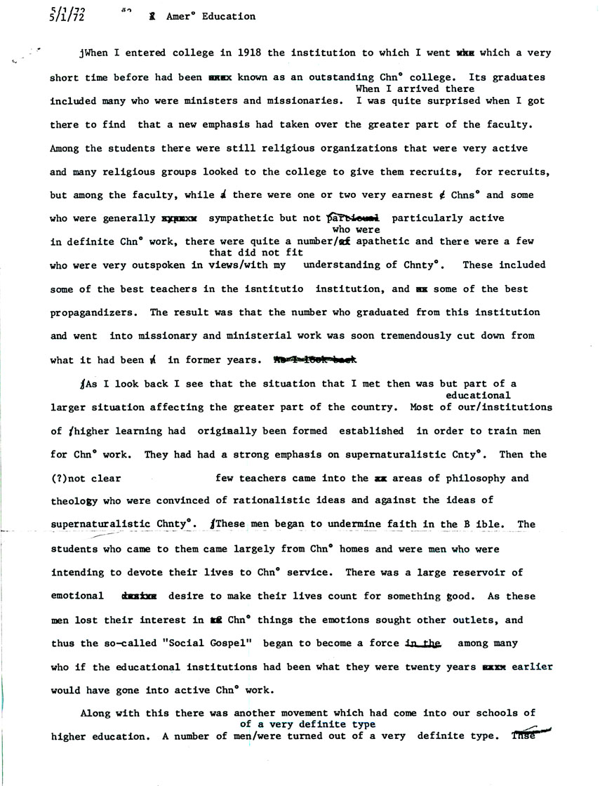 Page One