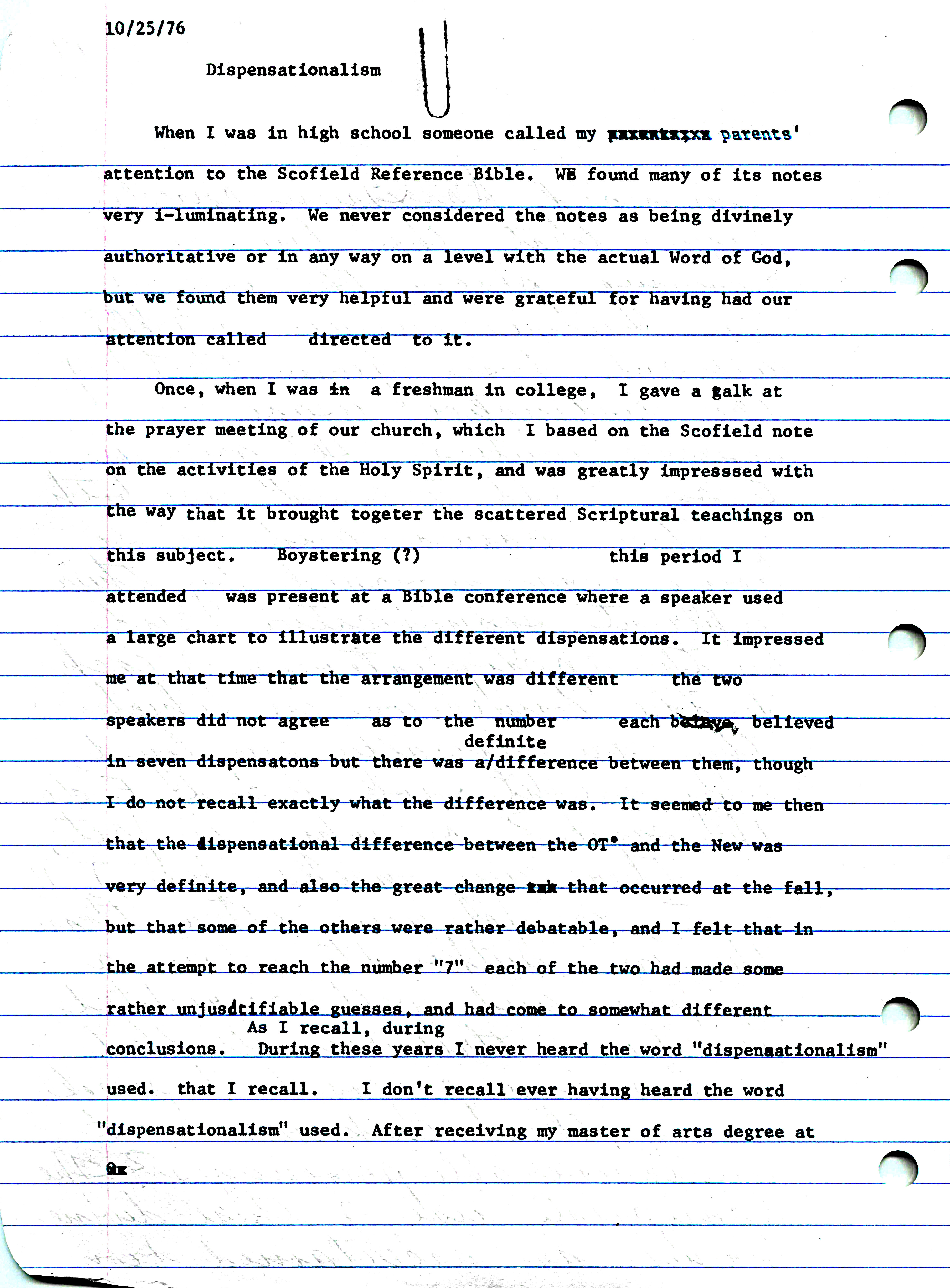 Page One