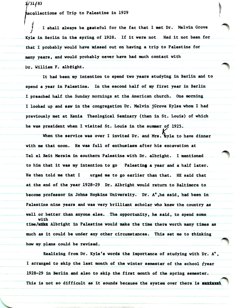 Page One
