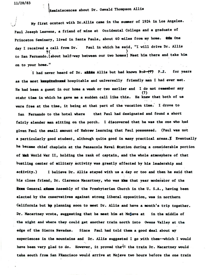 Page One