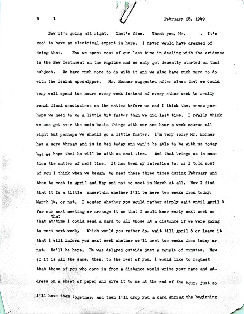 Page One