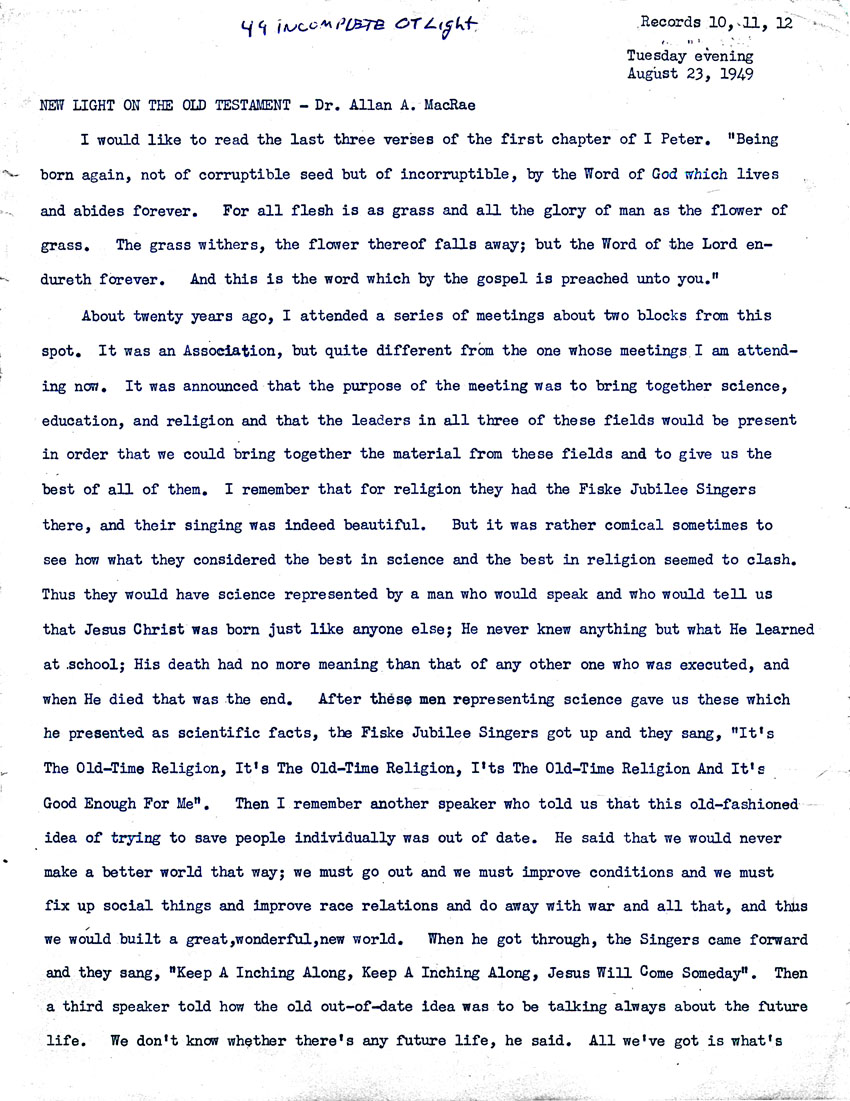 Page One