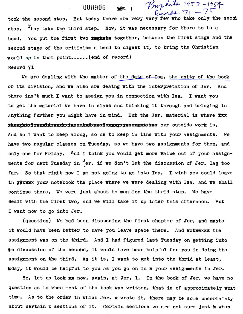 Page One
