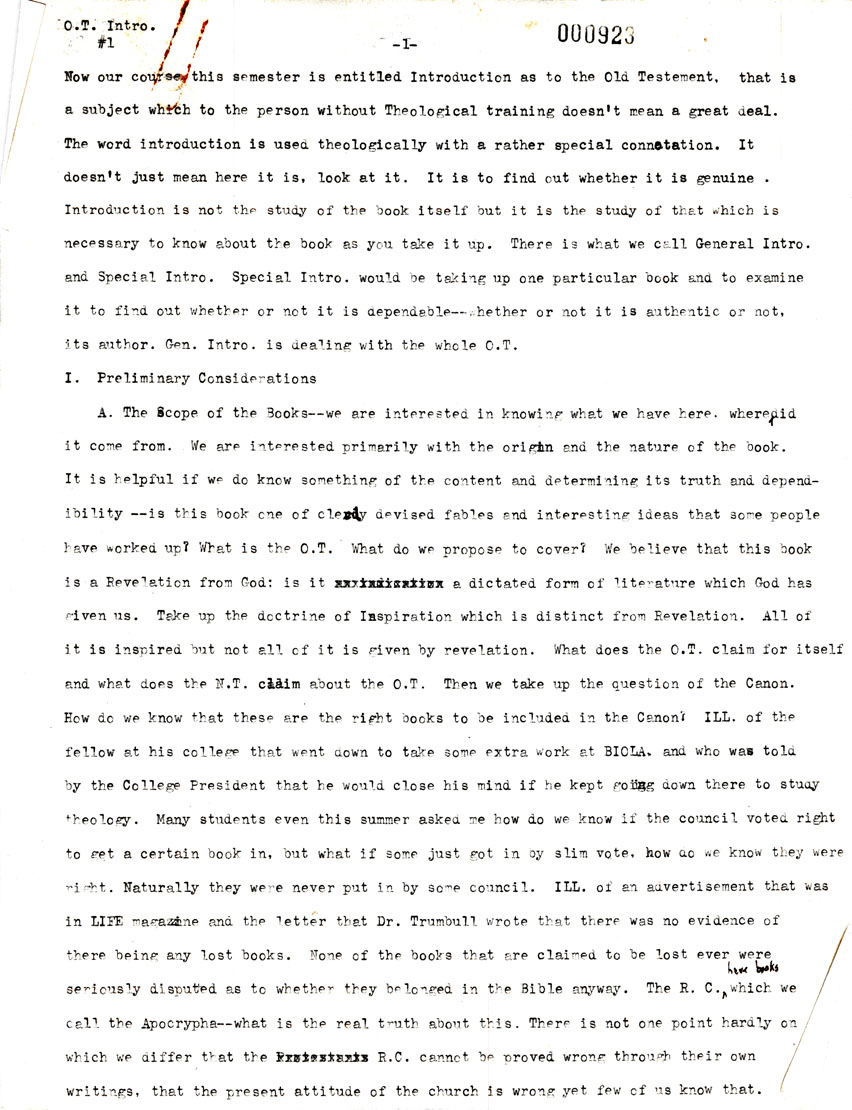 Page One