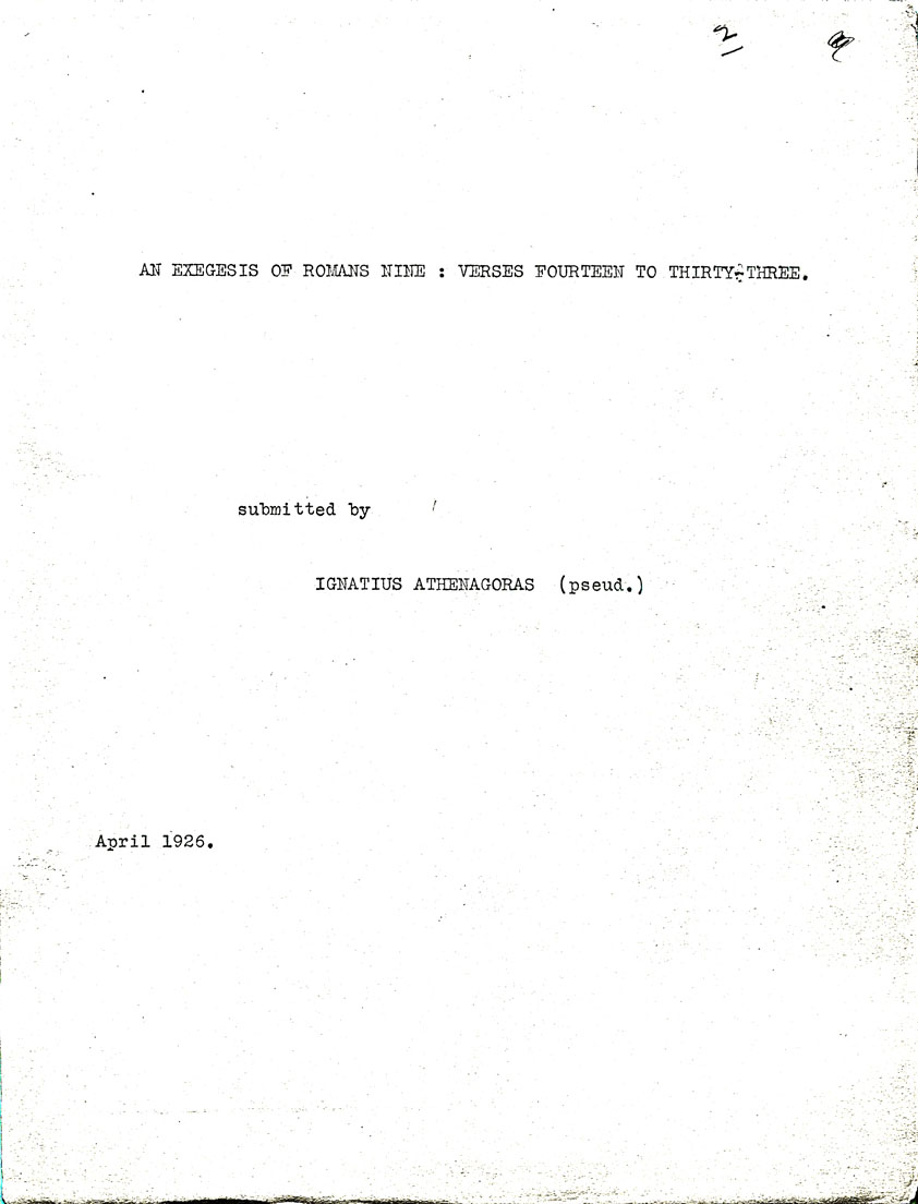 Page One