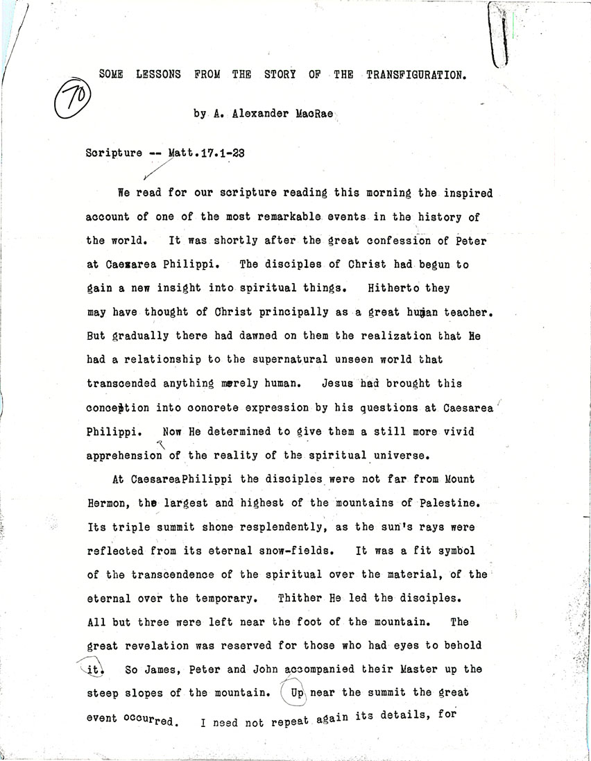 Page One