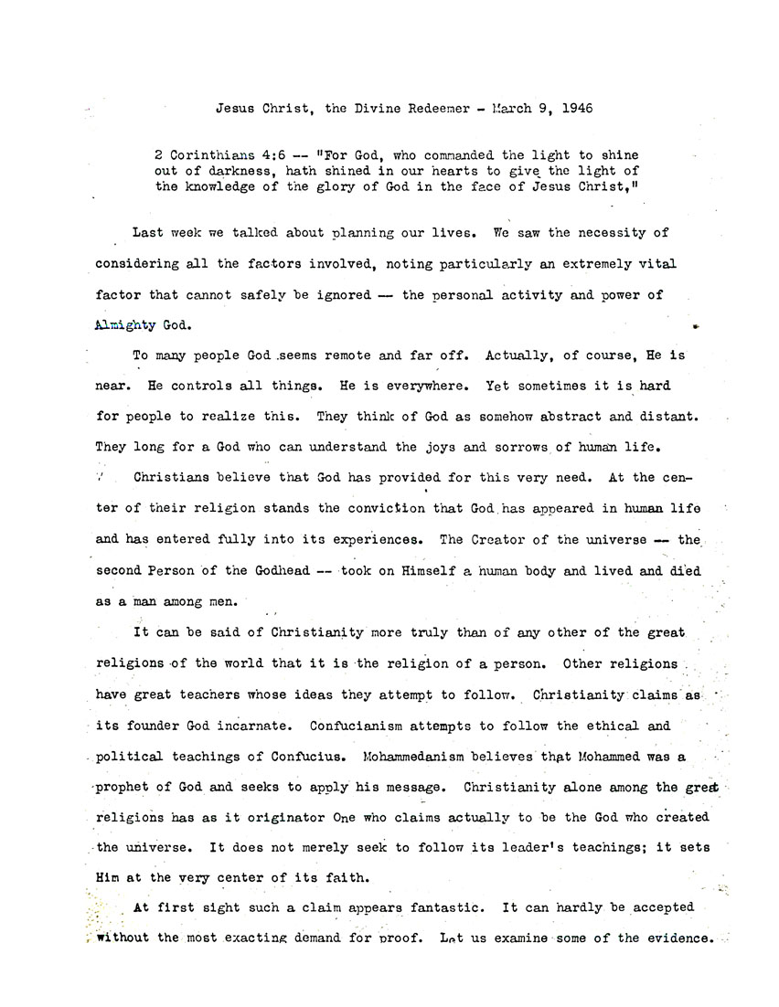 Page One