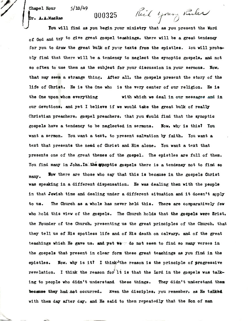 Page One