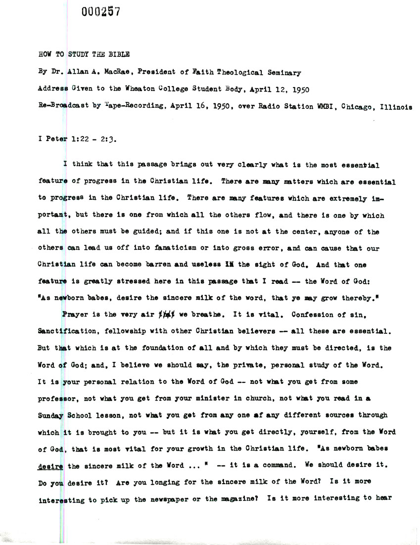Page One