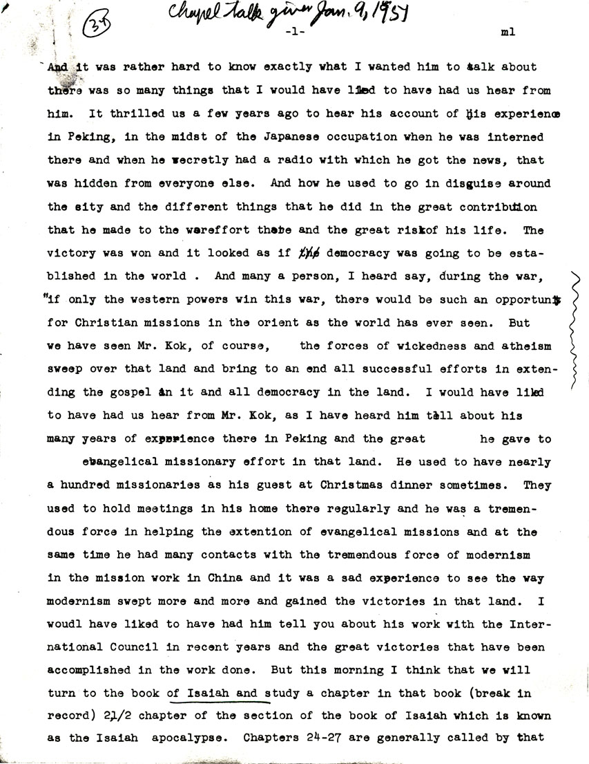 Page One