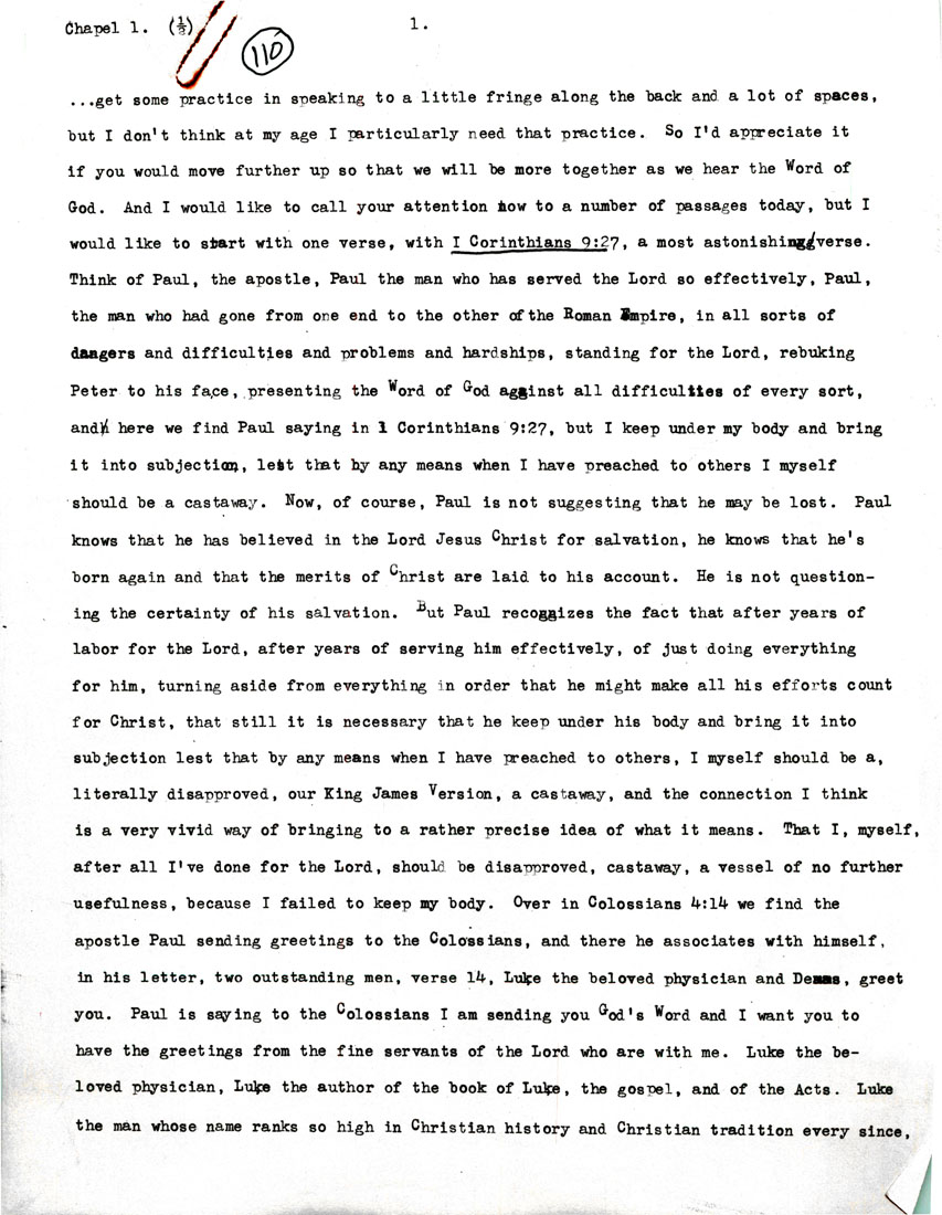 Page One