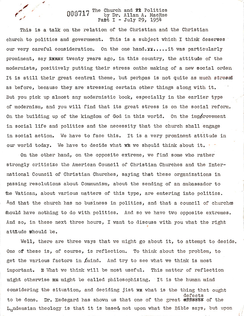 Page One