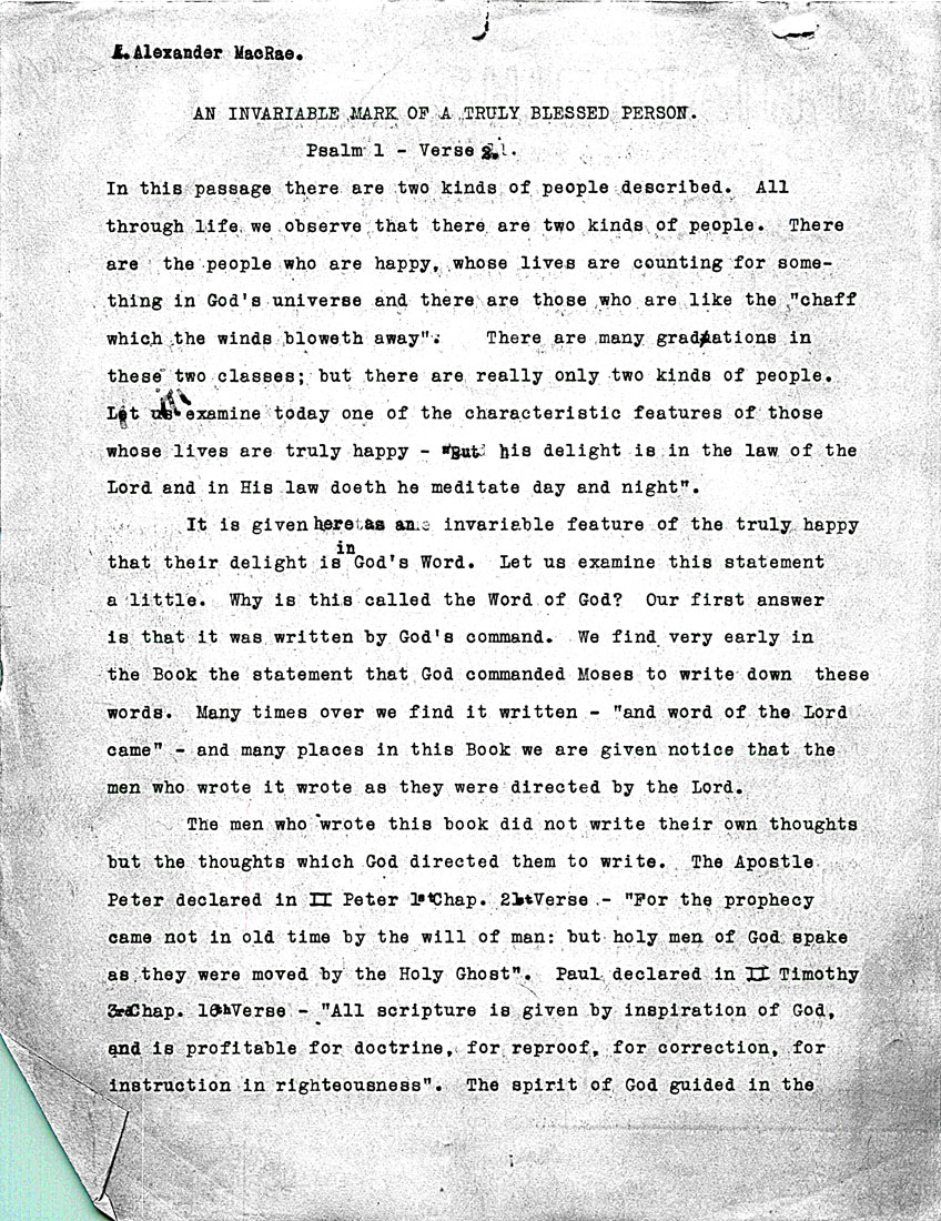 Page One