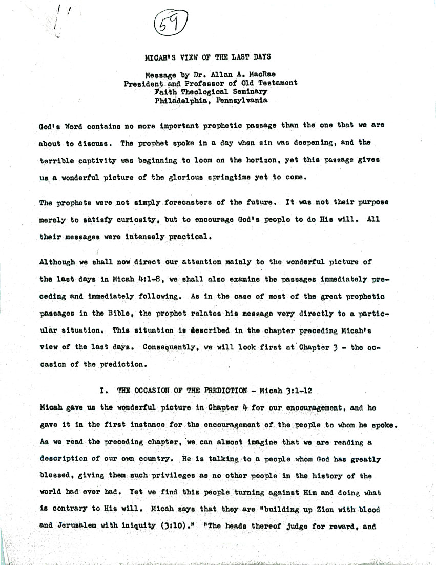 Page One