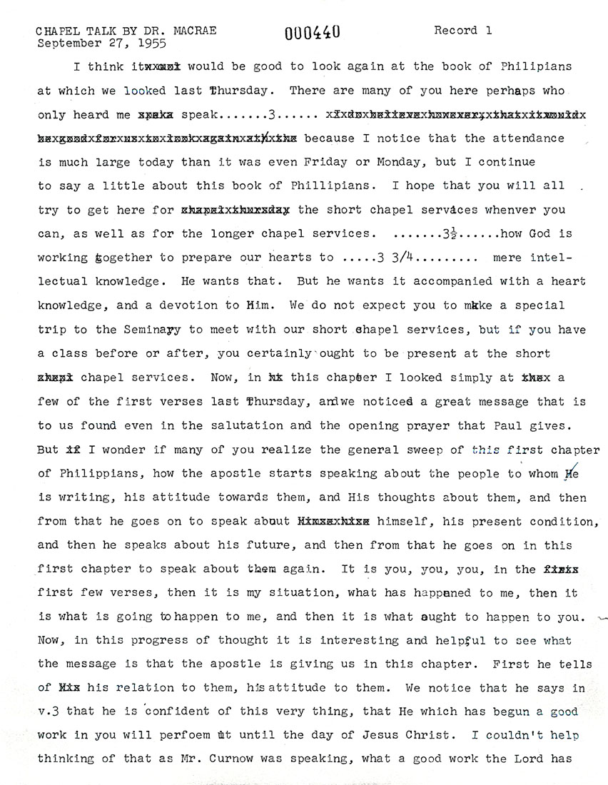 Page One
