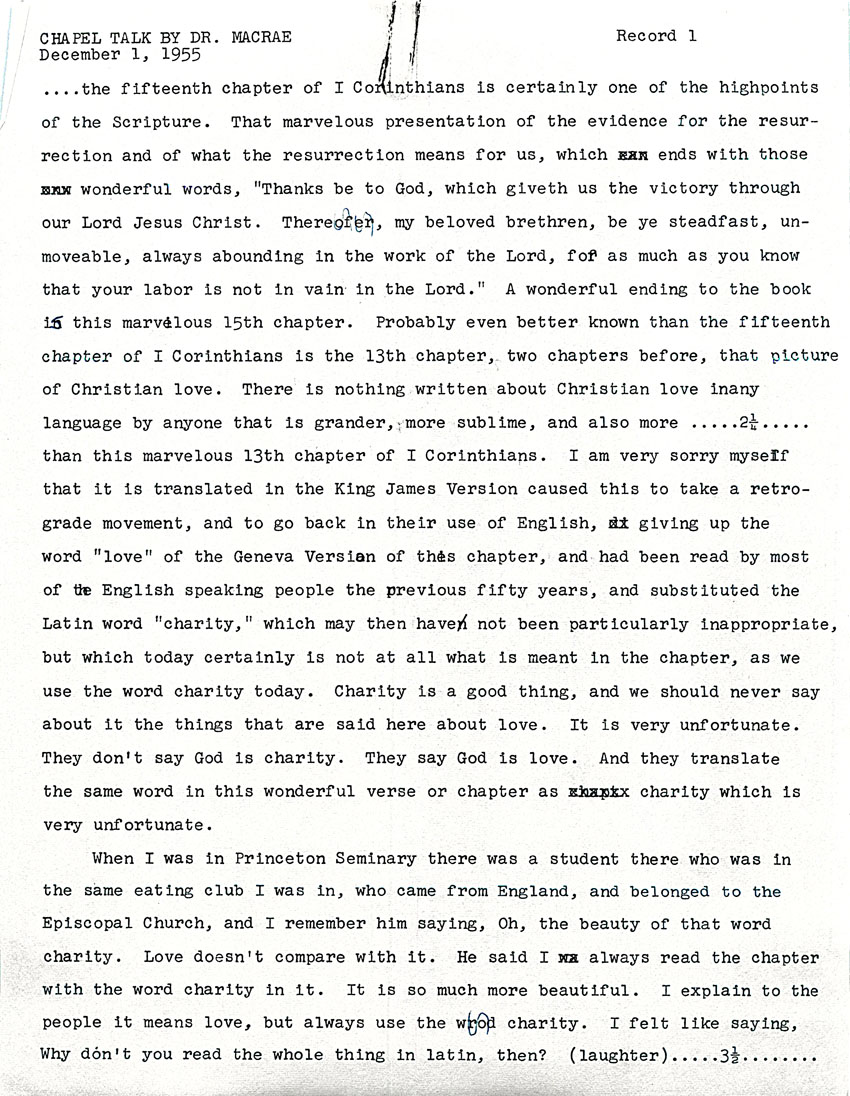 Page One