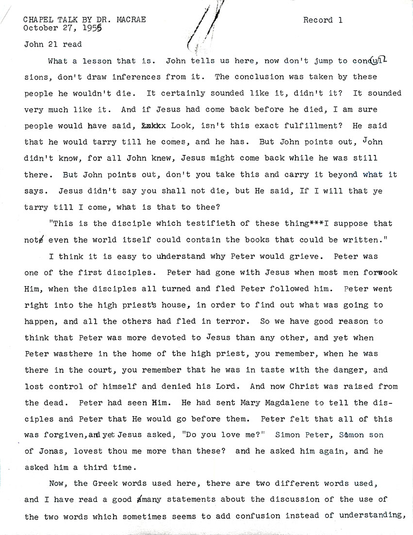 Page One