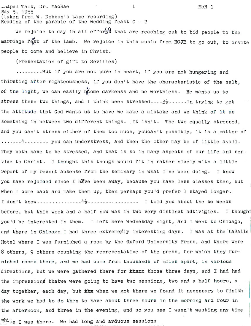 Page One