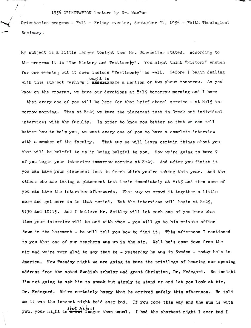 Page One