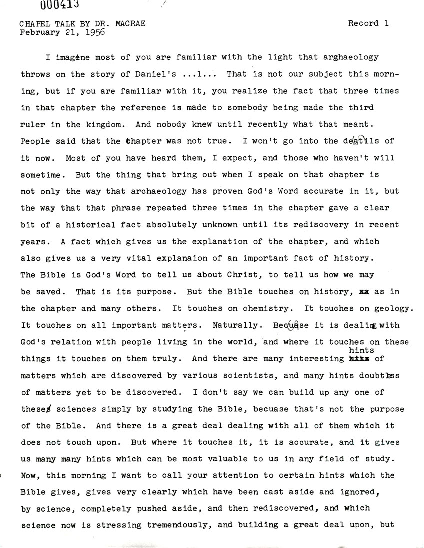 Page One
