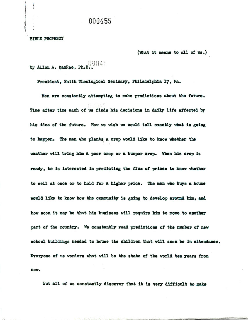 Page One
