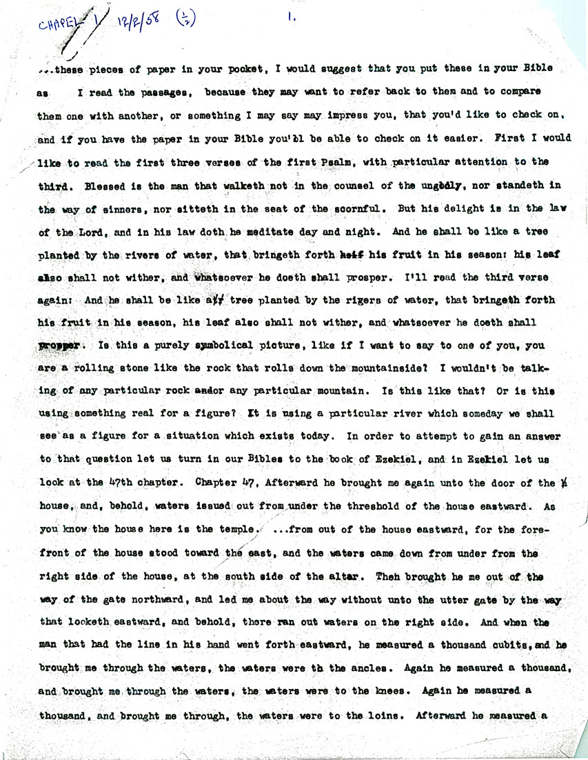 Page One