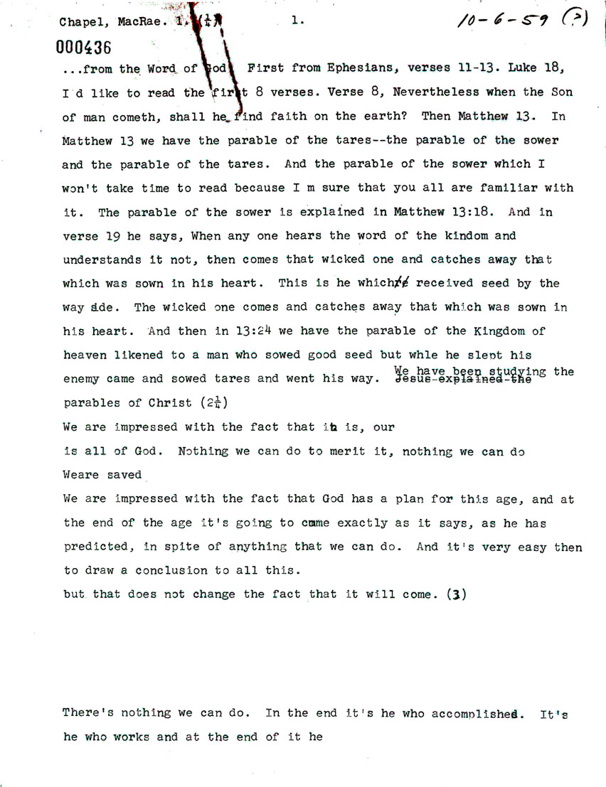 Page One