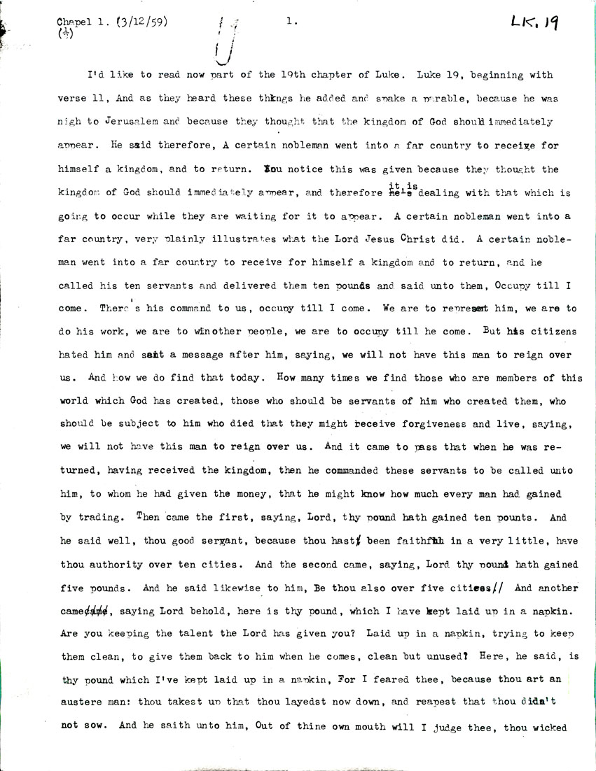 Page One