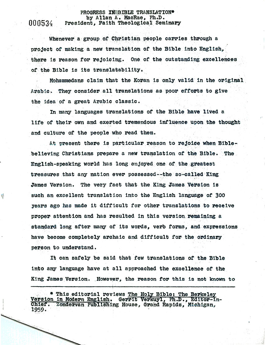 Page One