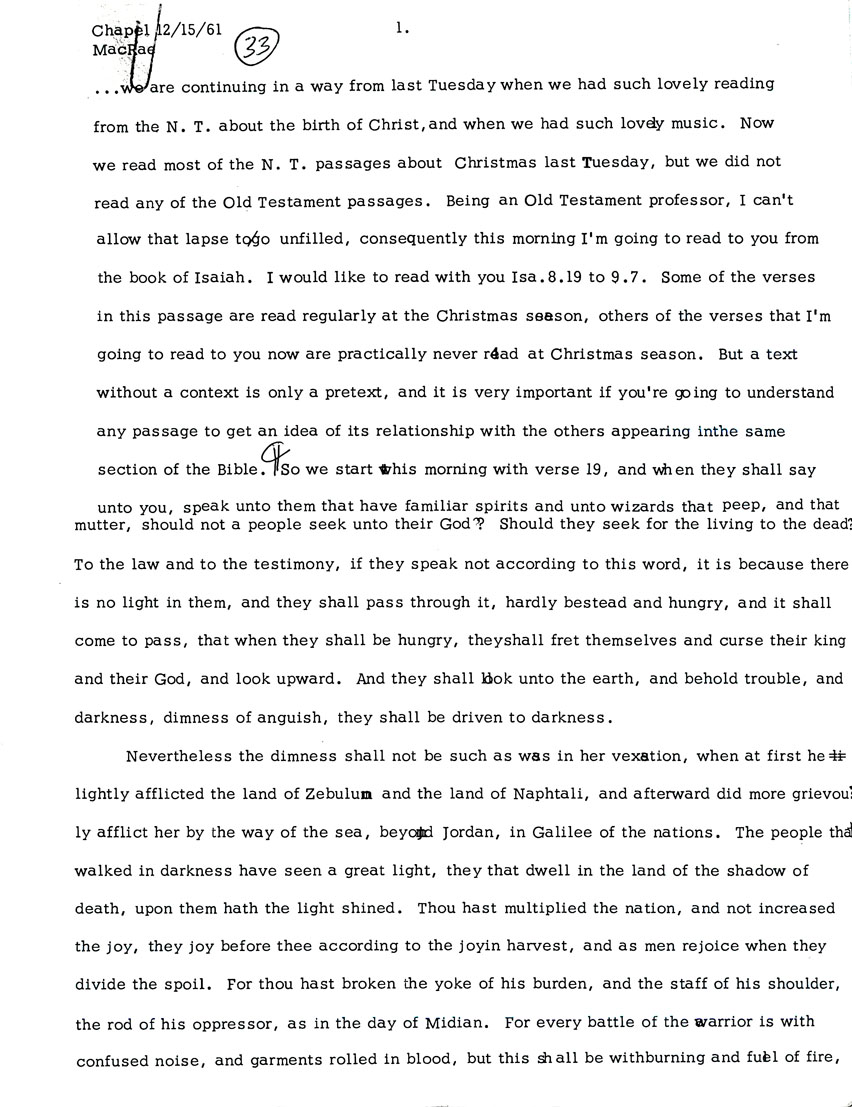 Page One