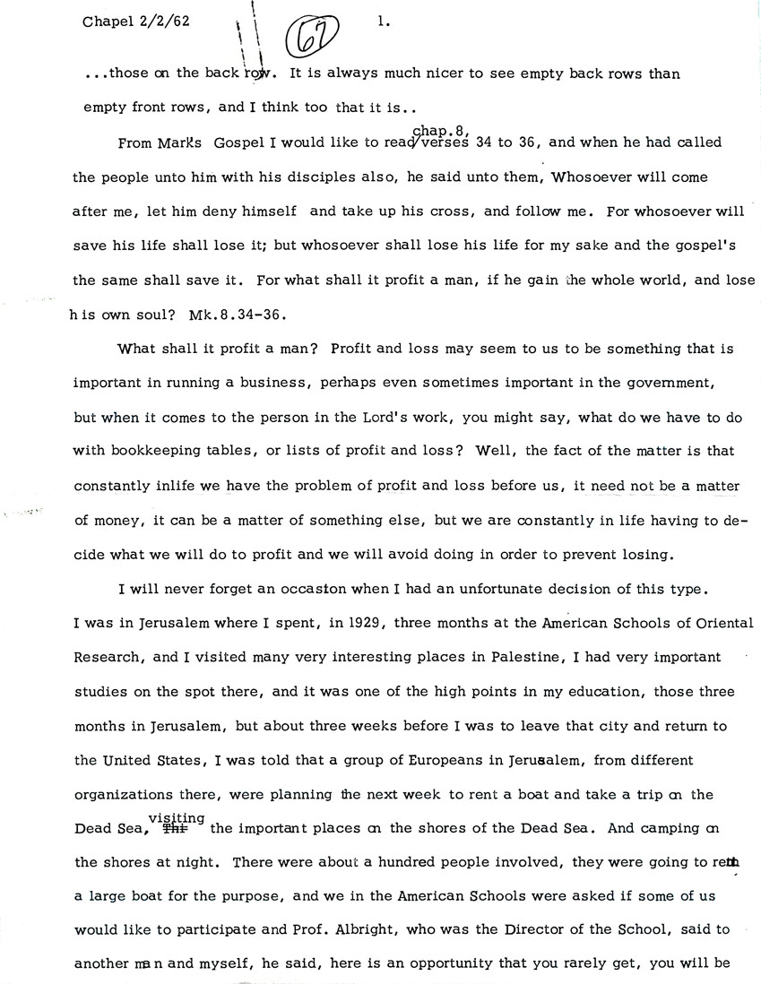 Page One