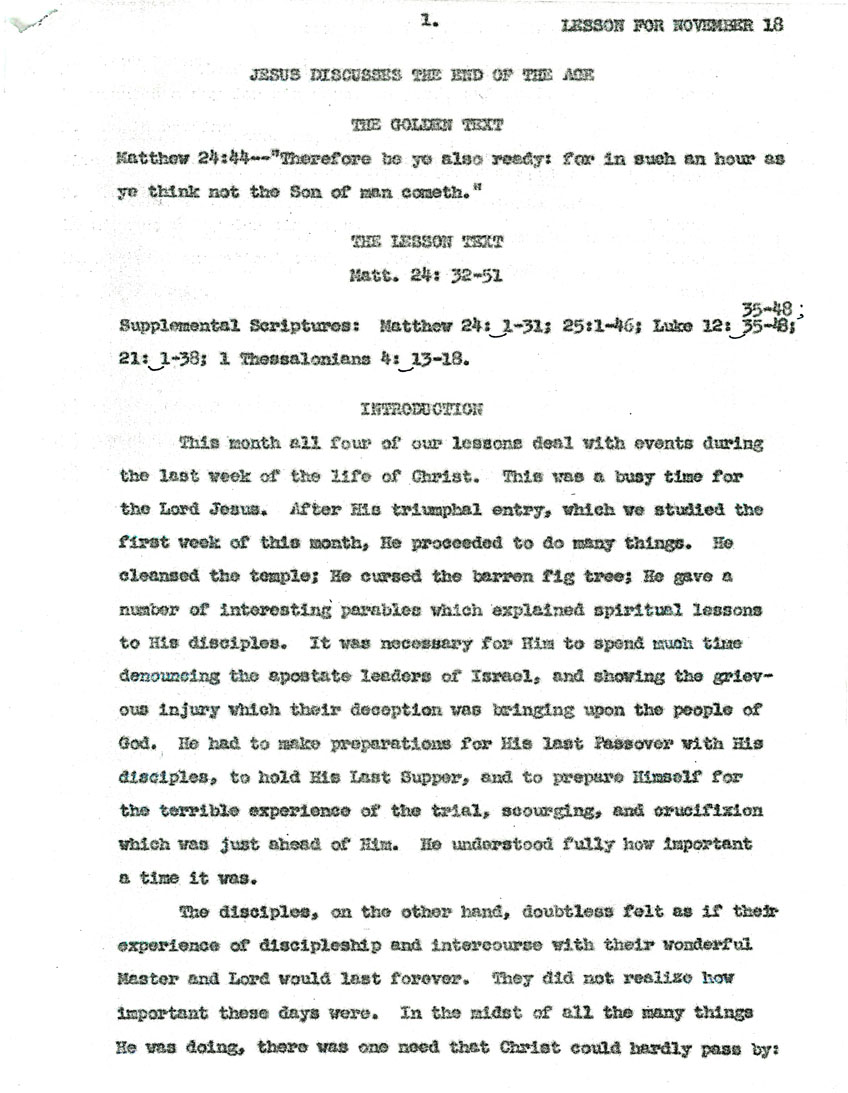 Page One