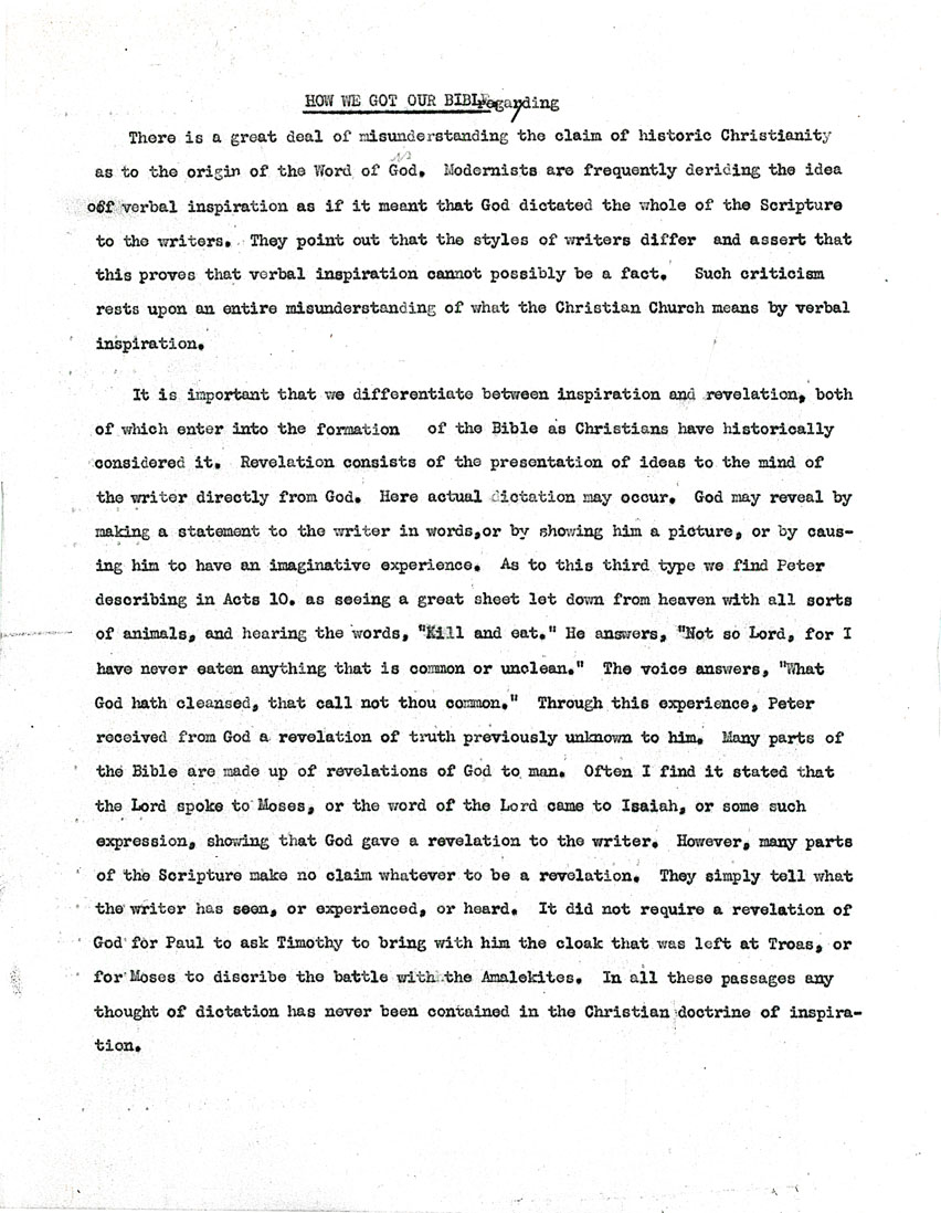 Page One