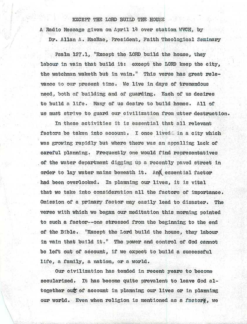Page One