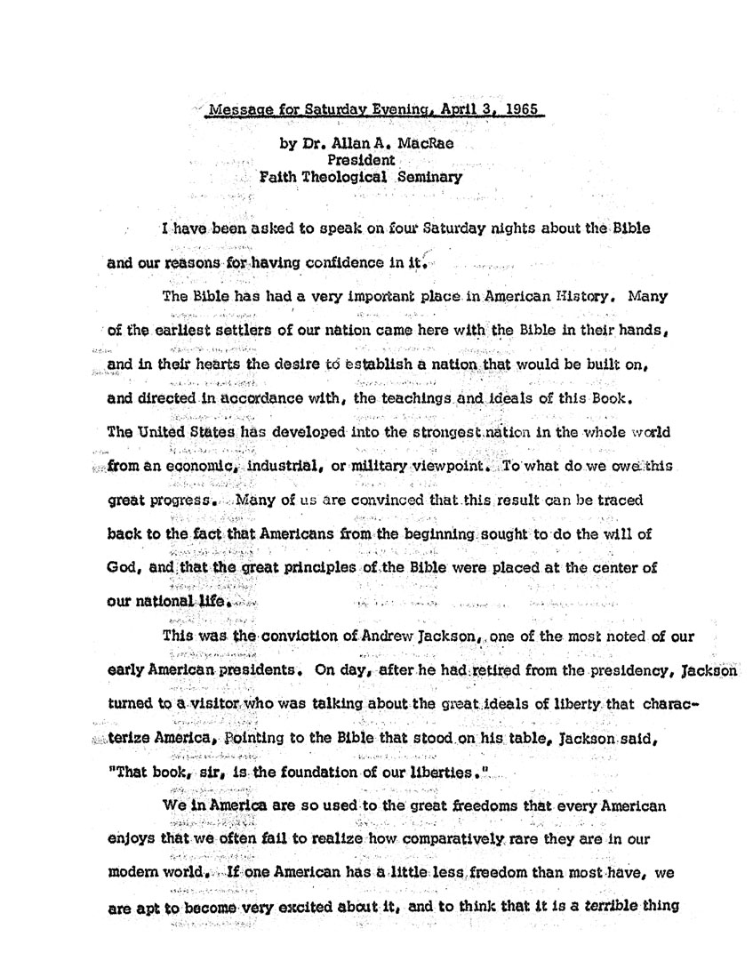 Page One