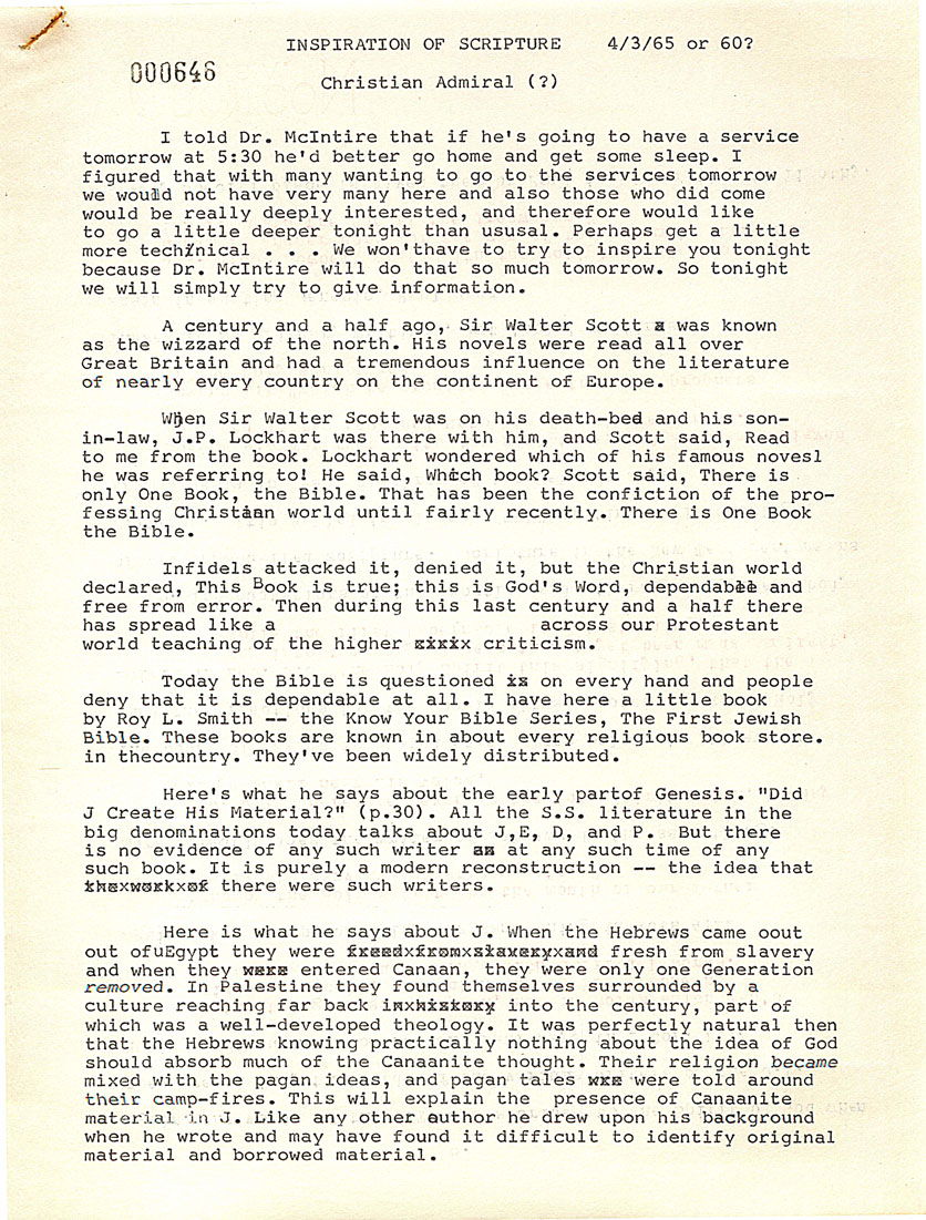 Page One