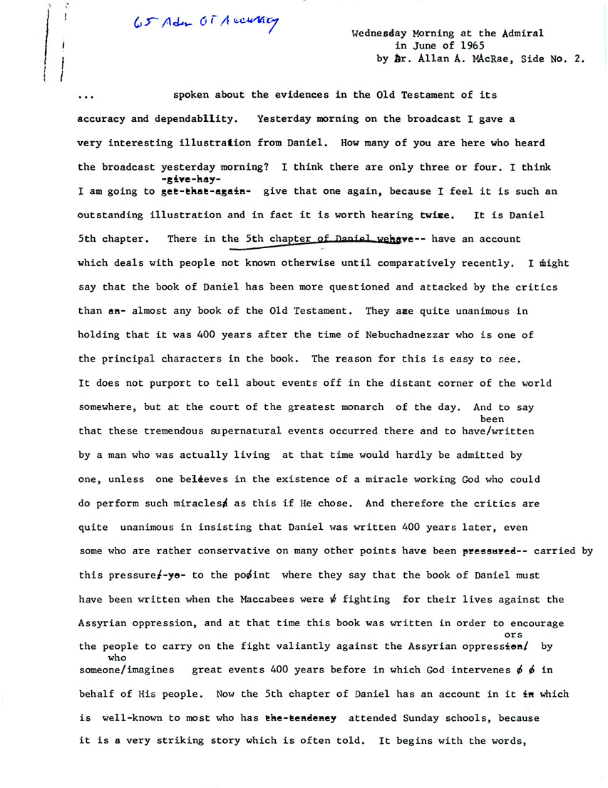 Page One