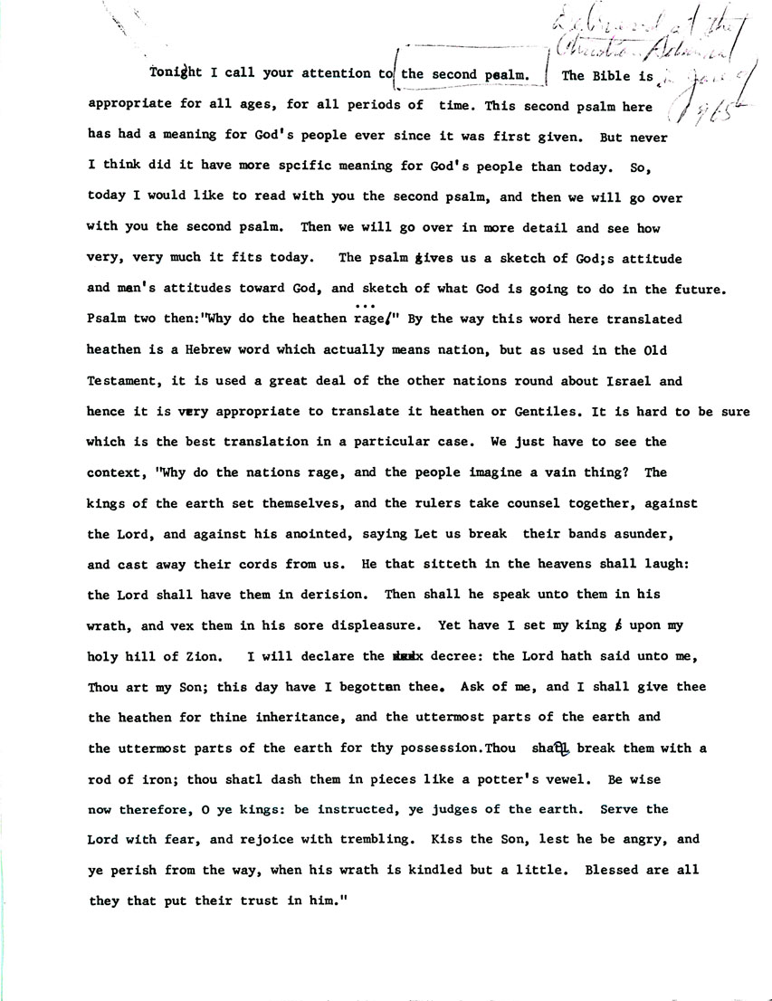 Page One