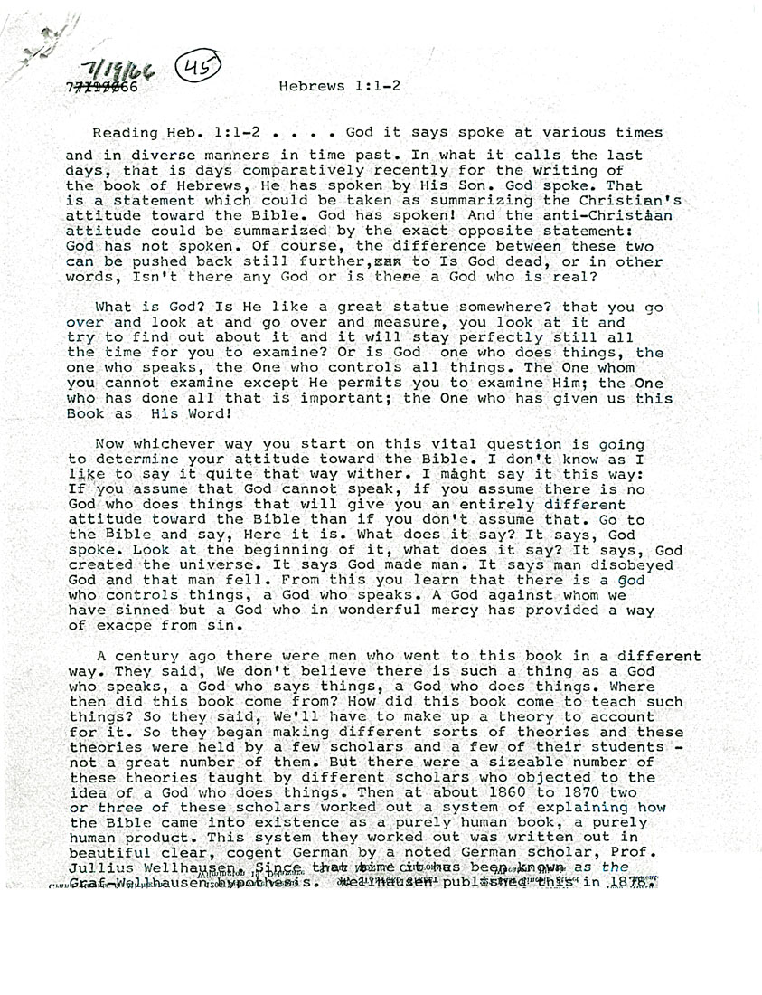 Page One