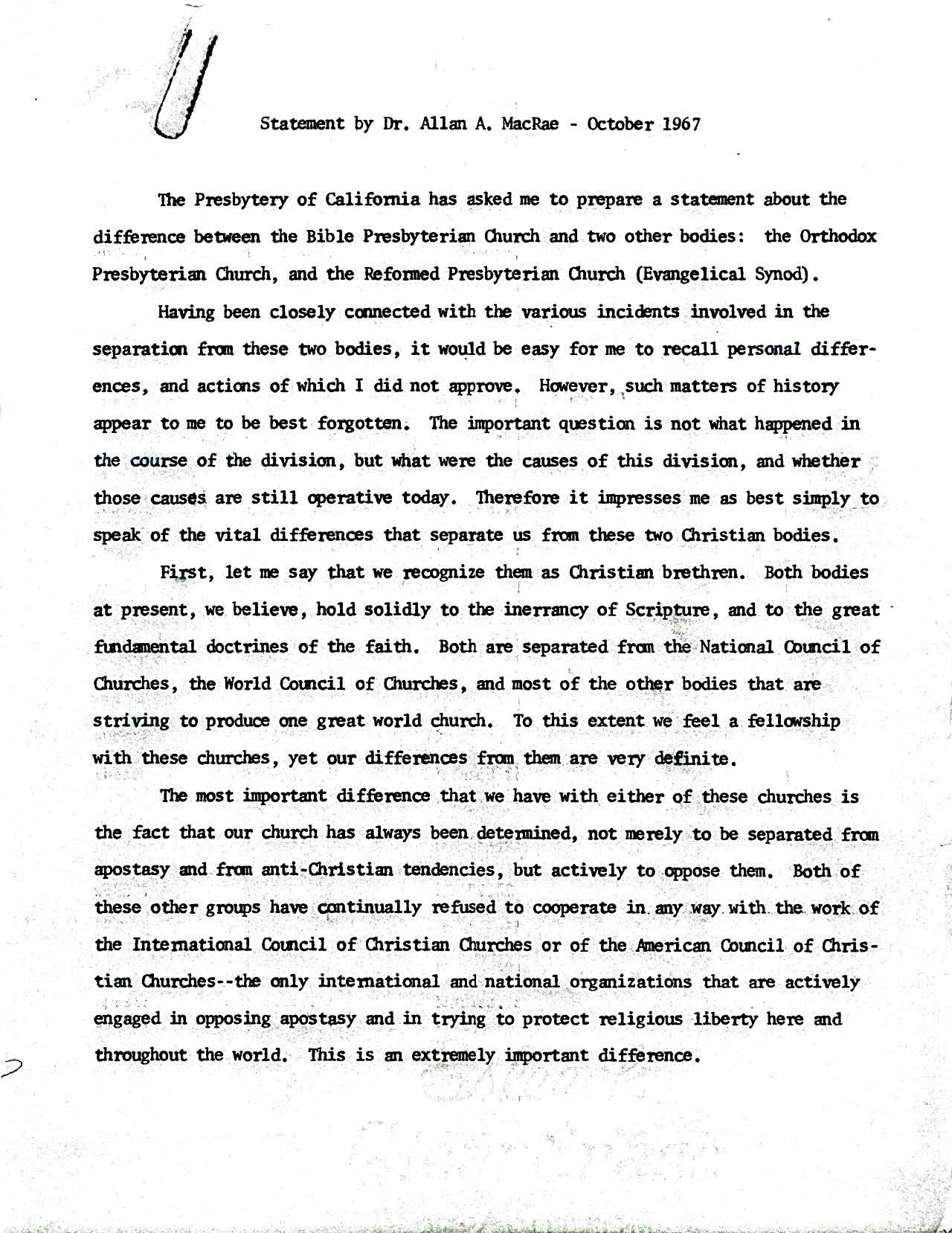 Page One