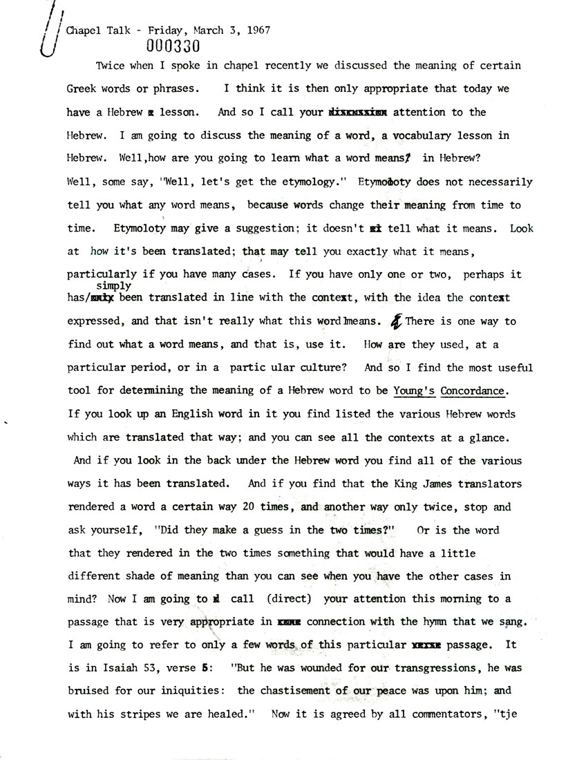 Page One