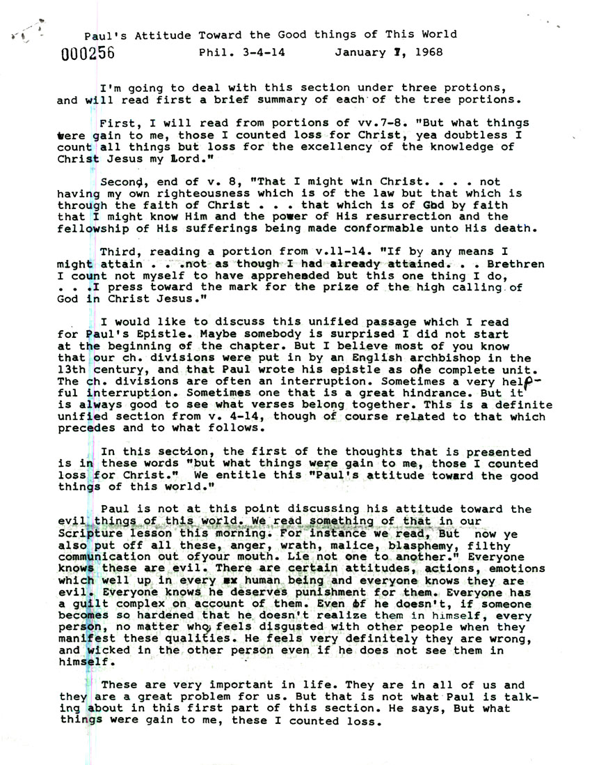 Page One