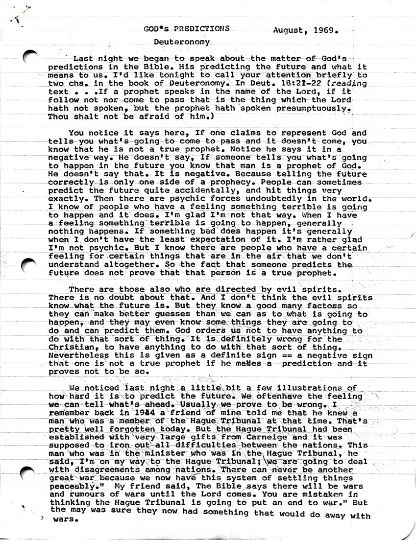 Page One