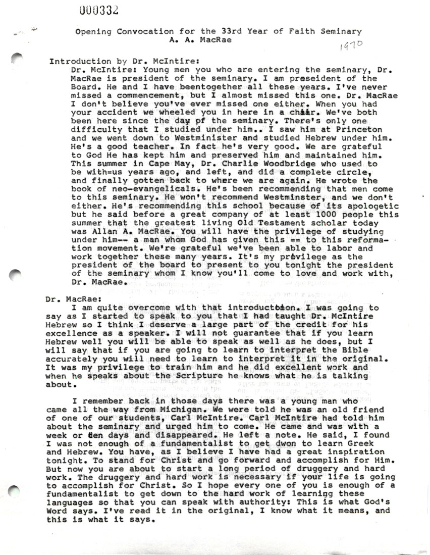 Page One