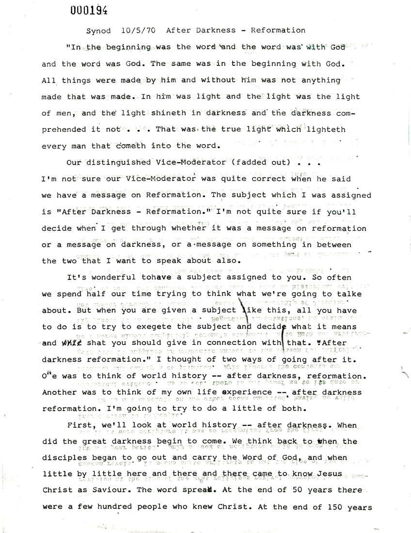 Page One
