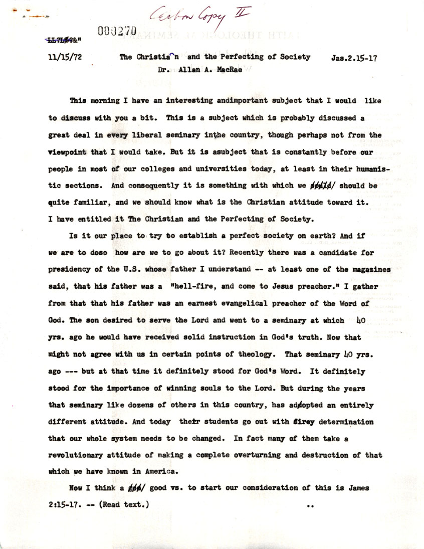Page One