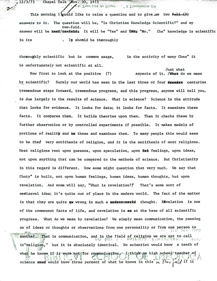 Page One