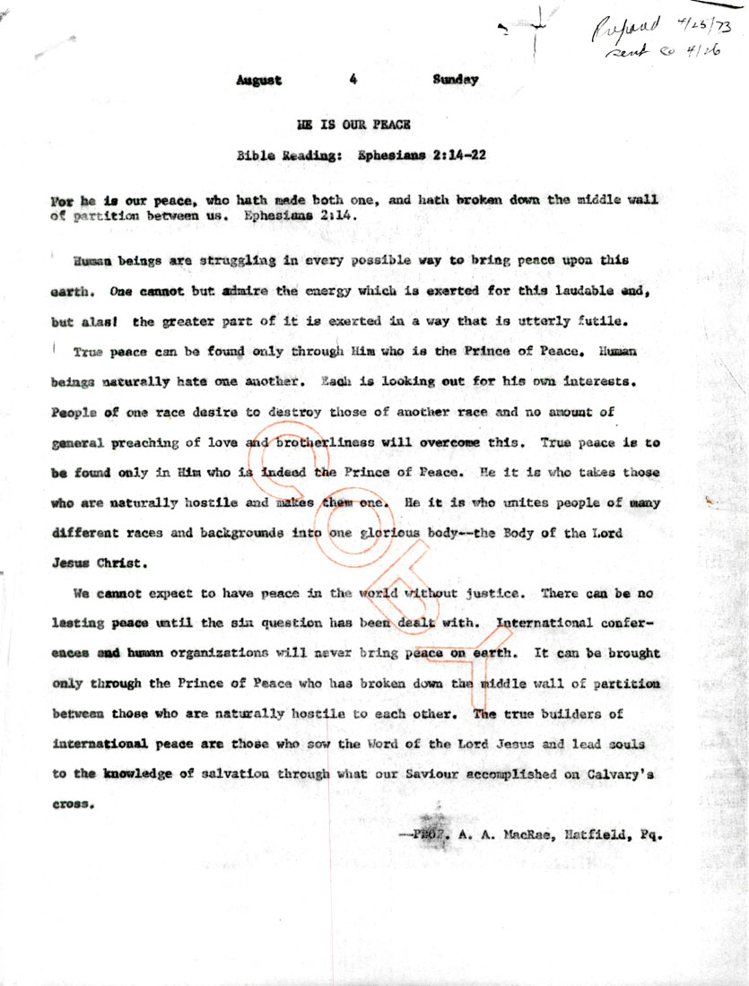 Page One